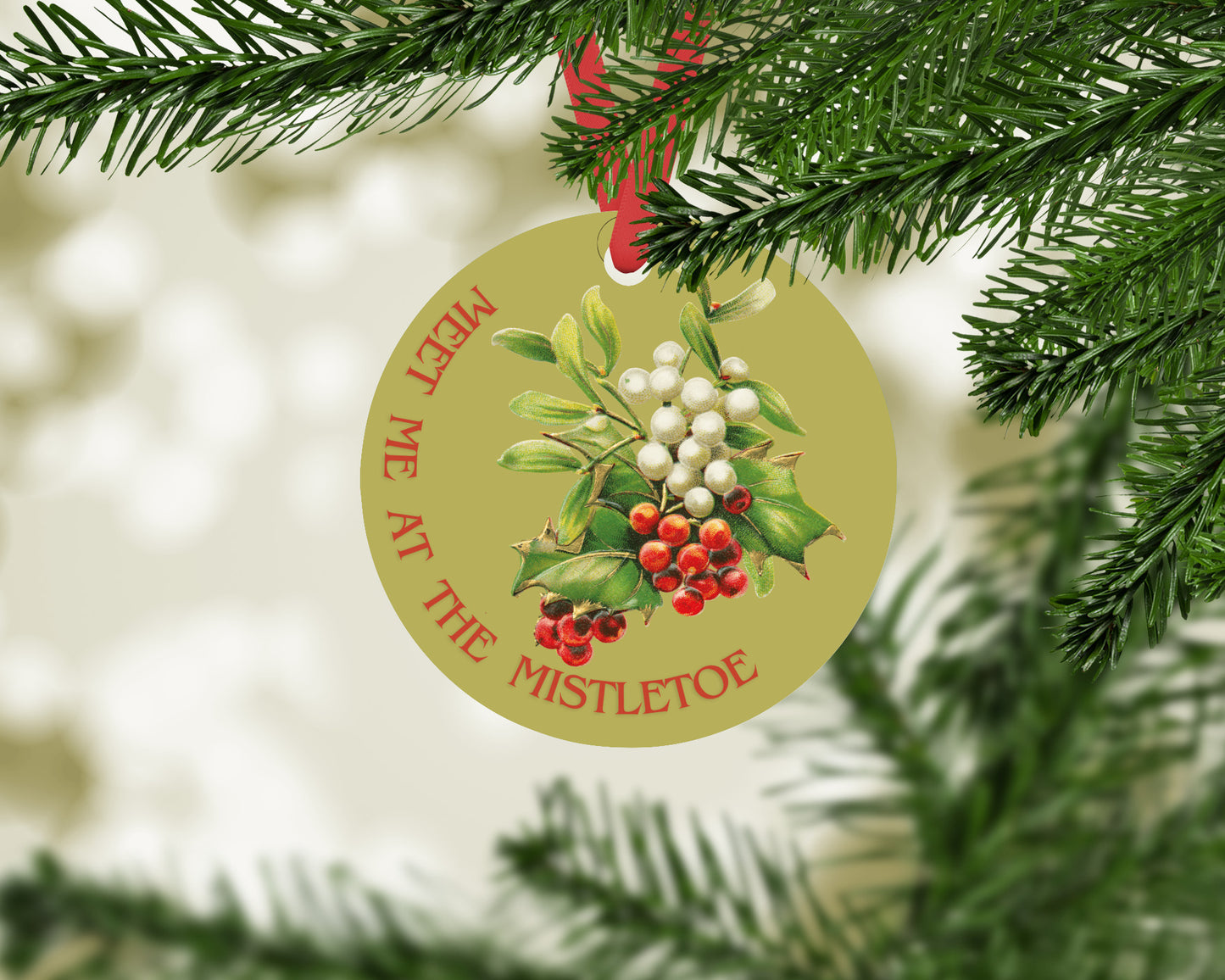 Mistletoe Ornament